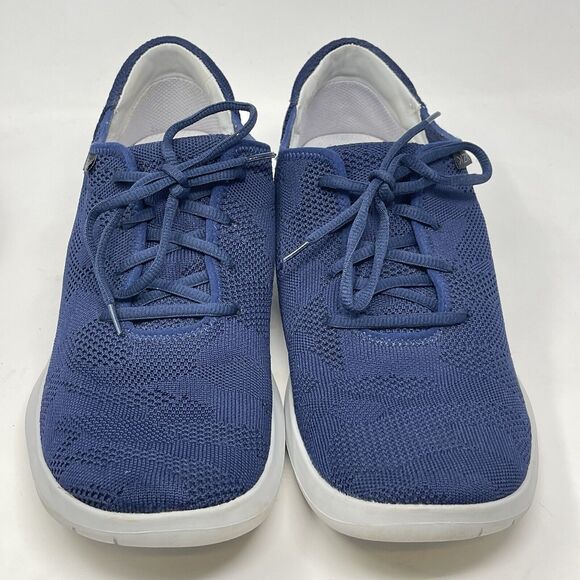 Kizik Madrid Eco-Knit Shoes Mens 13 W Wide Blue Hands Free Lightweight Sneakers - Picture 5 of 16